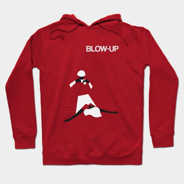 Blow Up fan art minimal cinema design poster Michelangelo Antonioni Hoodie by Rozbud